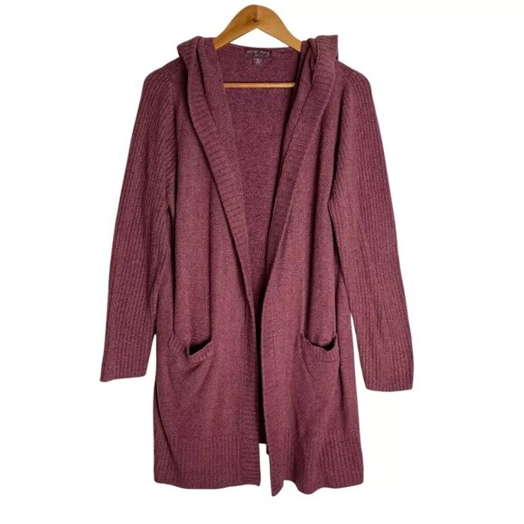 Barefoot Dreams Cardigan XL CozyChic Lite Relaxed Hooded - Picture 1 of 3
